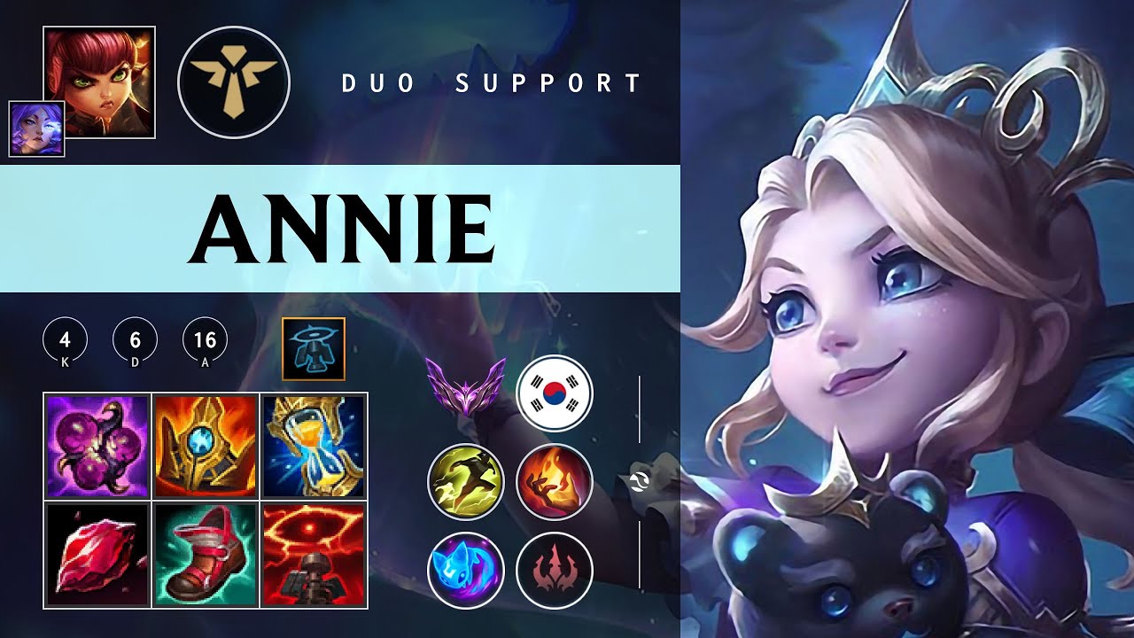Annie Support vs Morgana - KR Master Patch 26.02
