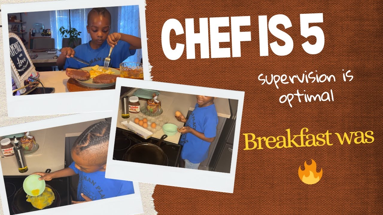 This 5 Year Old Making Breakfast Will Melt Your Heart 💛👑