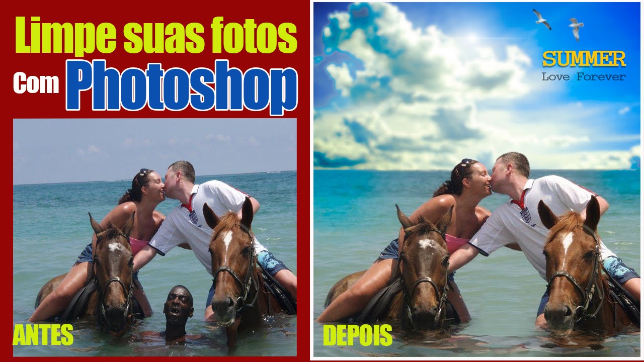 Photoshop - limpando e removendo objetos das fotos - Parte Final