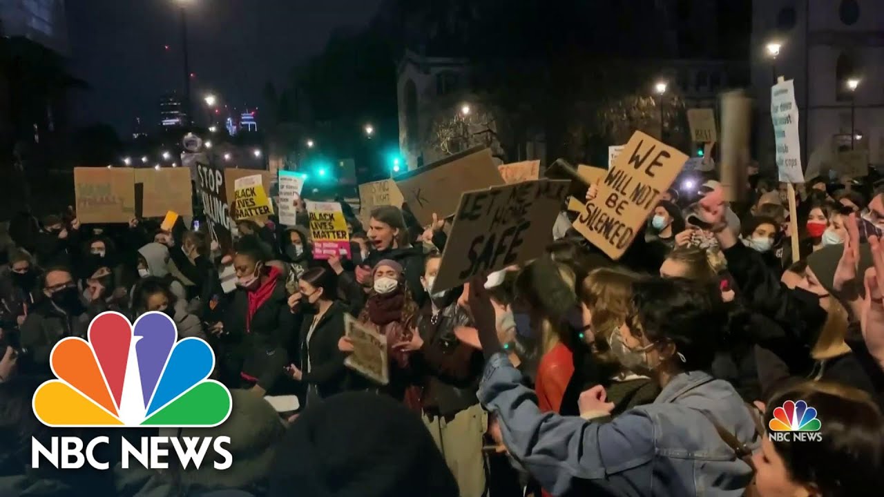 Protests In London After Murder Of Sarah Everard | NBC Nightly News