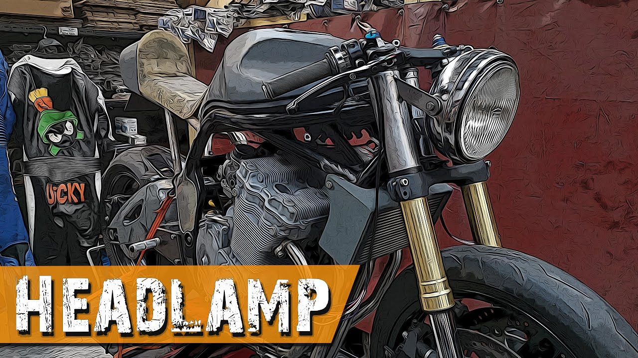 Headlight mounts - Suzuki Bandit Cafe Racer - GIXIT Project Part 59