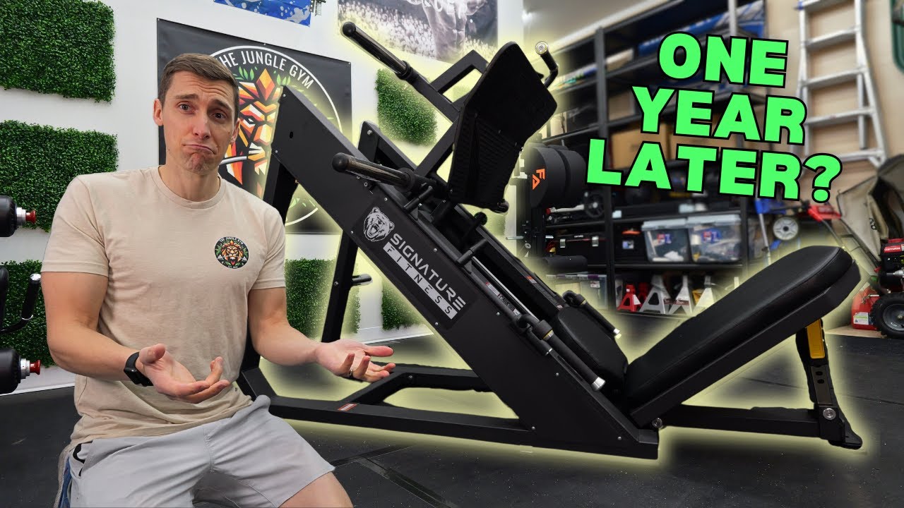 Обзор за 1 год: стоит ли тренажёр для ног из Walmart Commercial Leg Press за 700 долларов? (Balan...