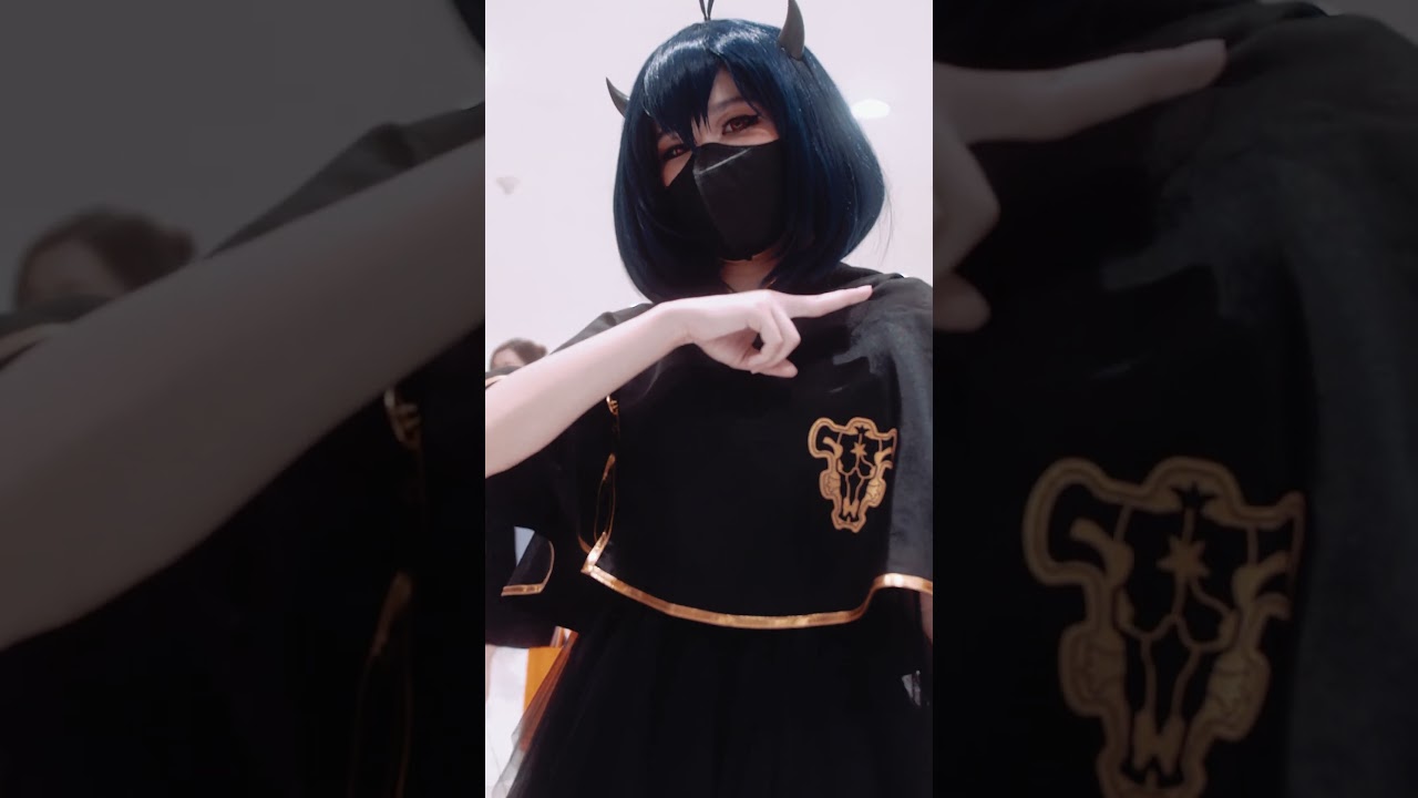 SECRE SWALLOWTAIL NERO BLACK CLOVER COSPLAY! #shorts #anime #cosplay #blackclover