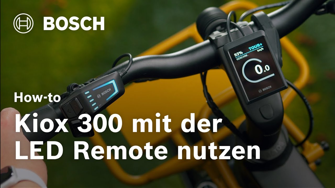 How-to | Kiox 300 und LED Remote nutzen | Bosch eBike Systems