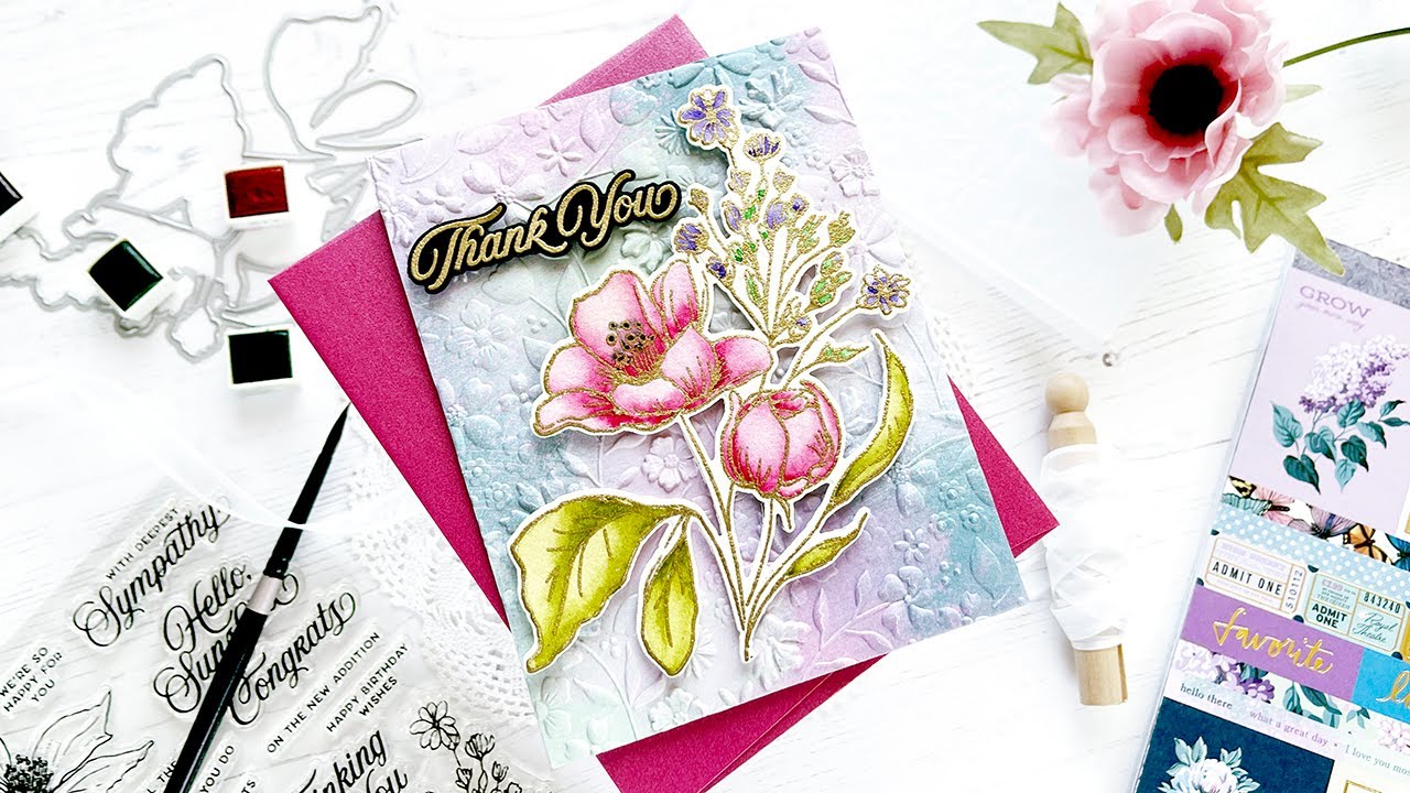 Prepare to be amazed! See how Caly Person uses the STUNNING Simon Says Stamp April Card Kit!