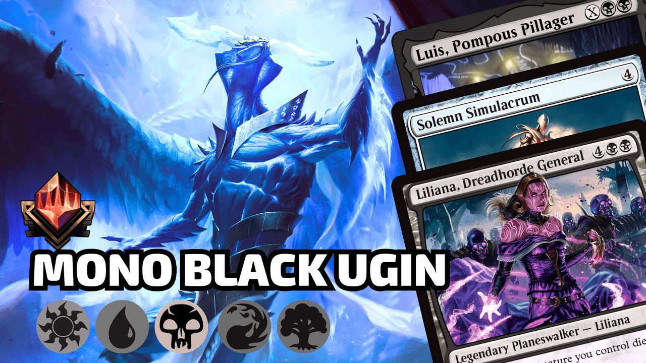 ⚫Mono Black Ugin Rolls Opponents! | MTG Arena Standard Mythic Ranked
