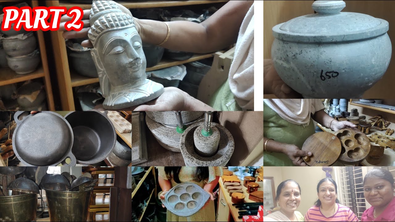 PART-2 ಅಜ್ಜಿ ಅರಮನೆ | ಭಾರಿ ಬೇಡಿಕೆಯ ಪಾತ್ರೆಗಳು. Indian traditional cookware .
