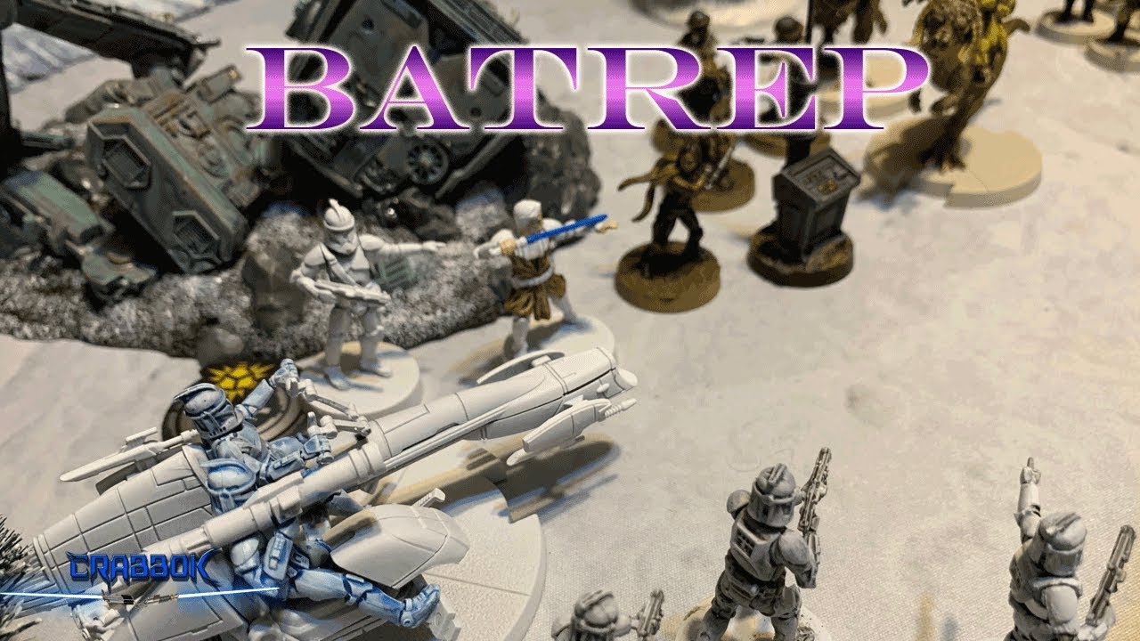 Legion Batrep - First Clone Wars Battle - Clones vs Rebels