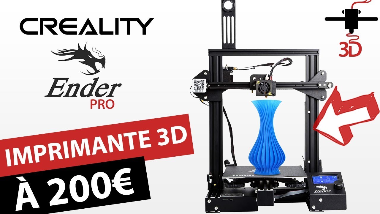 CREALITY ENDER 3 PRO | TOP DES IMPRIMANTES 3D pour seulement 200€ !!!