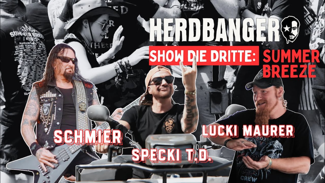 Metal Steak Explosion! Backstage @ Summer Breeze: Specki T.D., Lucki Maurer & Schmier / Destruction