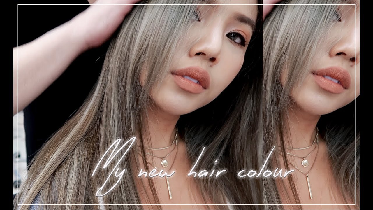 VLOG gallegallestyle#12 l ทำสีผมใหม่!! สีน้ำตาลหม่นประกายเทา!!