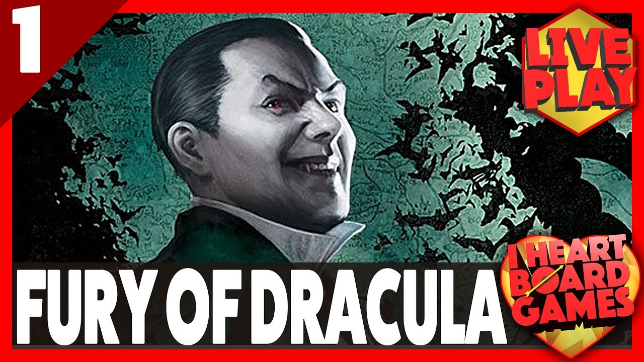 FURY OF DRACULA (Session 1, 4 Players) Live Board Game Session! I Heart Board Games!