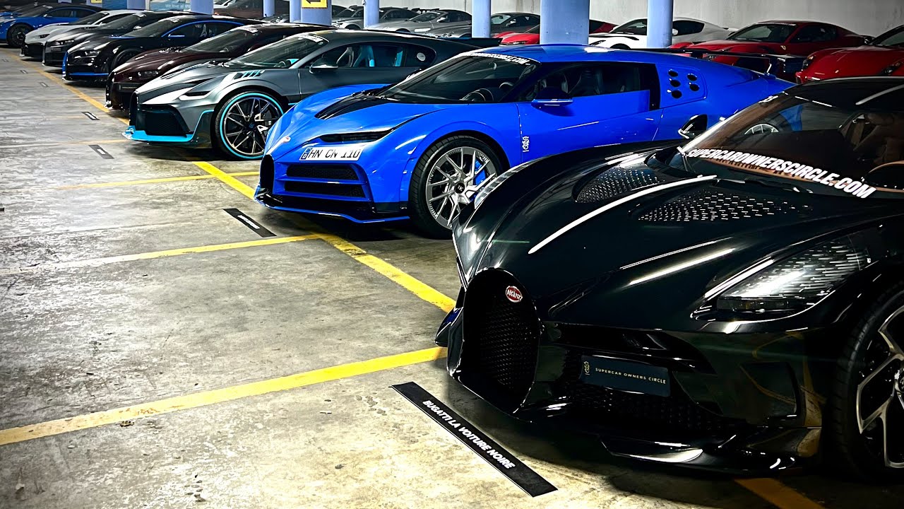 $150M Hypercar Garage Hidden in Croatia! $16.7M La Voiture Noire, $10M Centodieci, 2 Zonda Cinque...