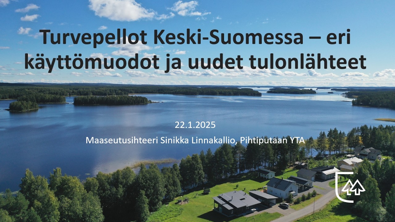 Turvepellot Keski-Suomessa: Kuntien maaseutupalveluiden puheenvuoro 5/7