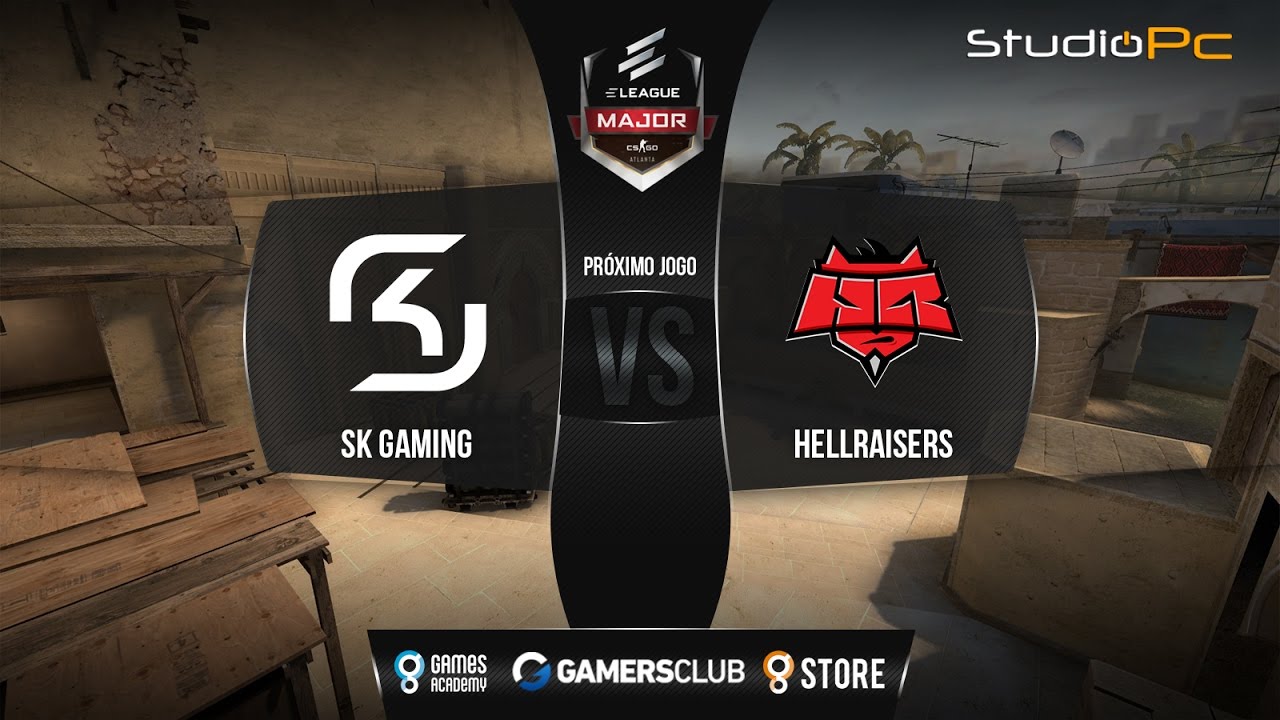 ELEAGUE Major 2017 -  SK Gaming vs. Hellraisers (Mirage) - Narração PT-BR