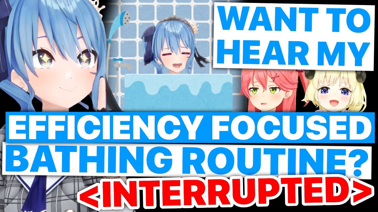 We Were ROBBED Of Suisei's Bathing Routine Deets (Miko, FuwaMoco, Watame etc / Hololive) [Eng Subs]