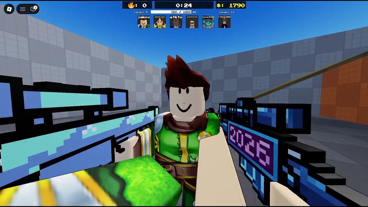 shotting with mz friend in roblox flick