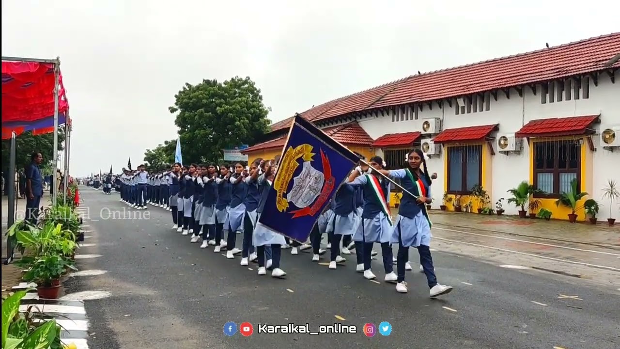காரைக்கால்: புதுச்சேரி விடுதலை நாள் அணிவகுப்பு நிகழ்ச்சி.! (PART-2) #karaikalprogram #liberationday