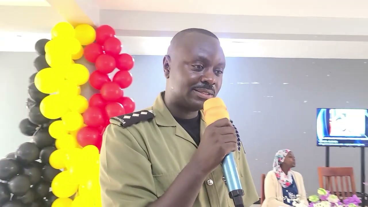 ASP LUKE OWOYESIGYIRE SPEECH ABOUT CAREER GUIDANCE AT SIR APOLLO KAGGWA PRIMARY SCHOOL KIRA.