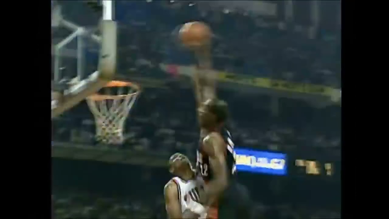 Clyde Drexler Portland Trail Blazers Slam Dunk Reel