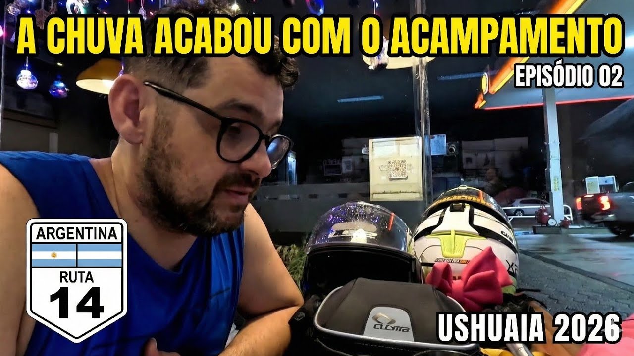 DR 082 - USHUAIA 2026 - NEM CHEGAMOS E JA TIVEMOS O PRIMEIRO CONTRATEMPO