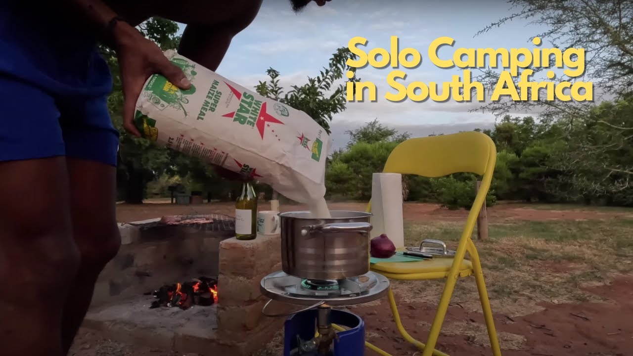 Solo Camping in South Africa 🇿🇦 | Mountain Sanctuary Park | Camping ASMR | South African Youtuber
