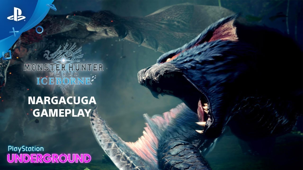 Monster Hunter World: Iceborne - Nargacuga Gameplay | PlayStation Underground