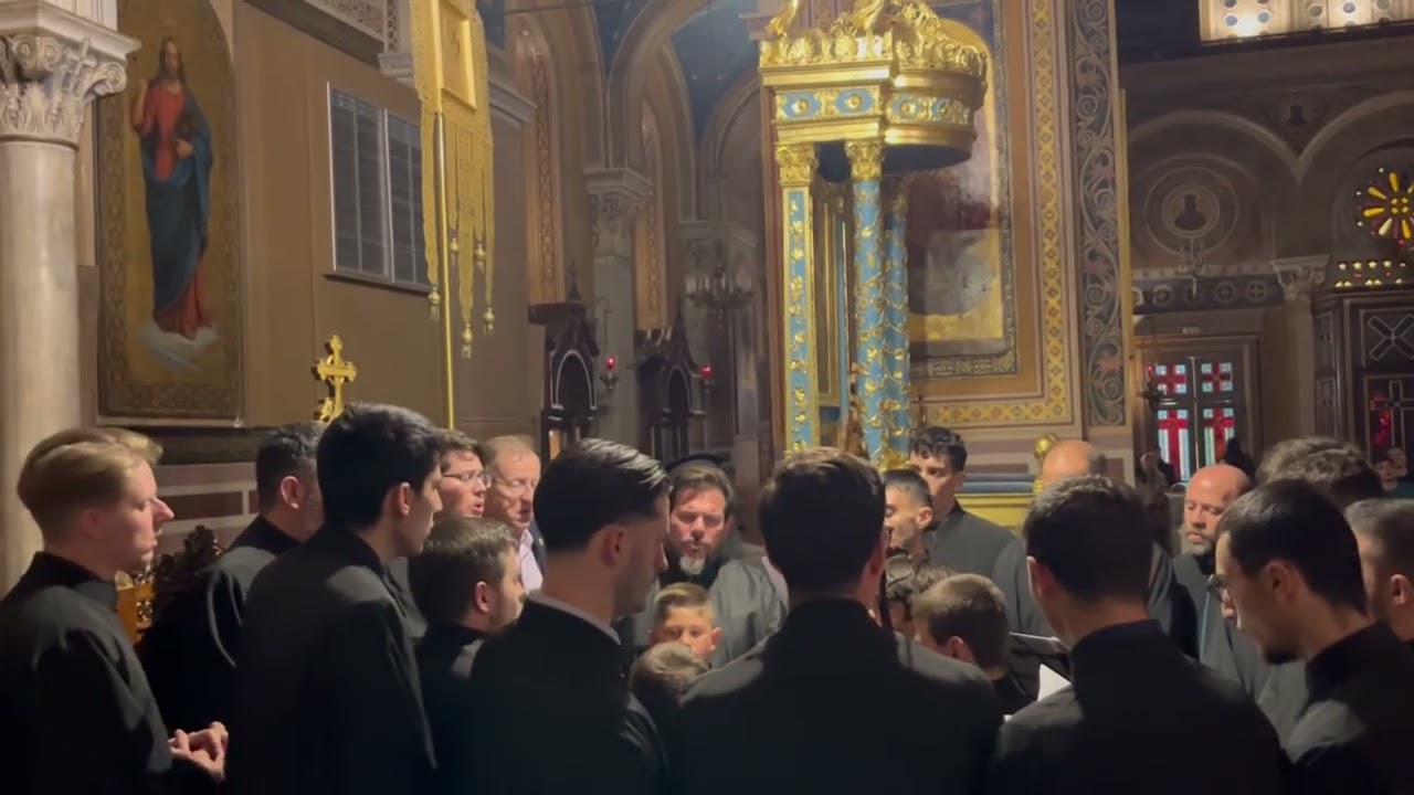 Προφητικώς ανεβόα, Μανουήλ Πρωτοψάλτου, ήχος β΄ - χορωδία «Εν ψαλτηρίω»