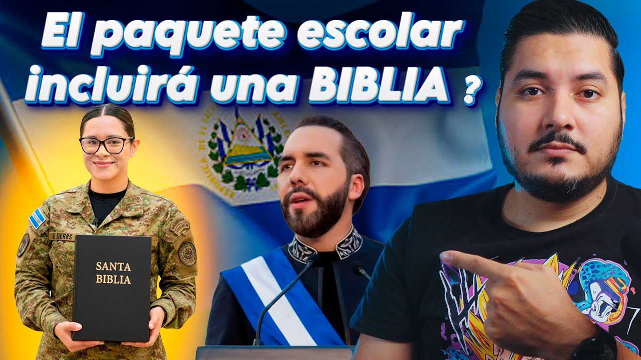 Bukele podría incluir lectura de la BIBLIA en PROGRAMA EDUCATIVO 🔥 propuesta a futuro