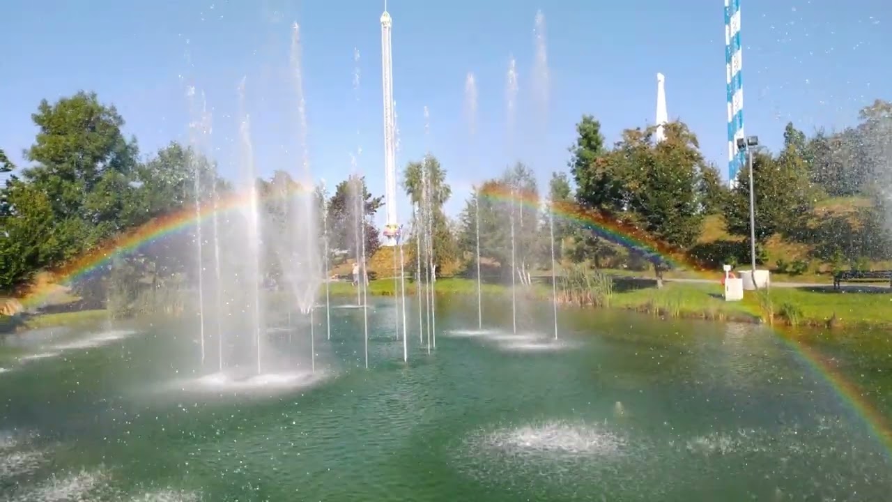 Wasser 🌊 Font&auml;nenshow im Skylinepark Allg&auml;u Freizeitpark