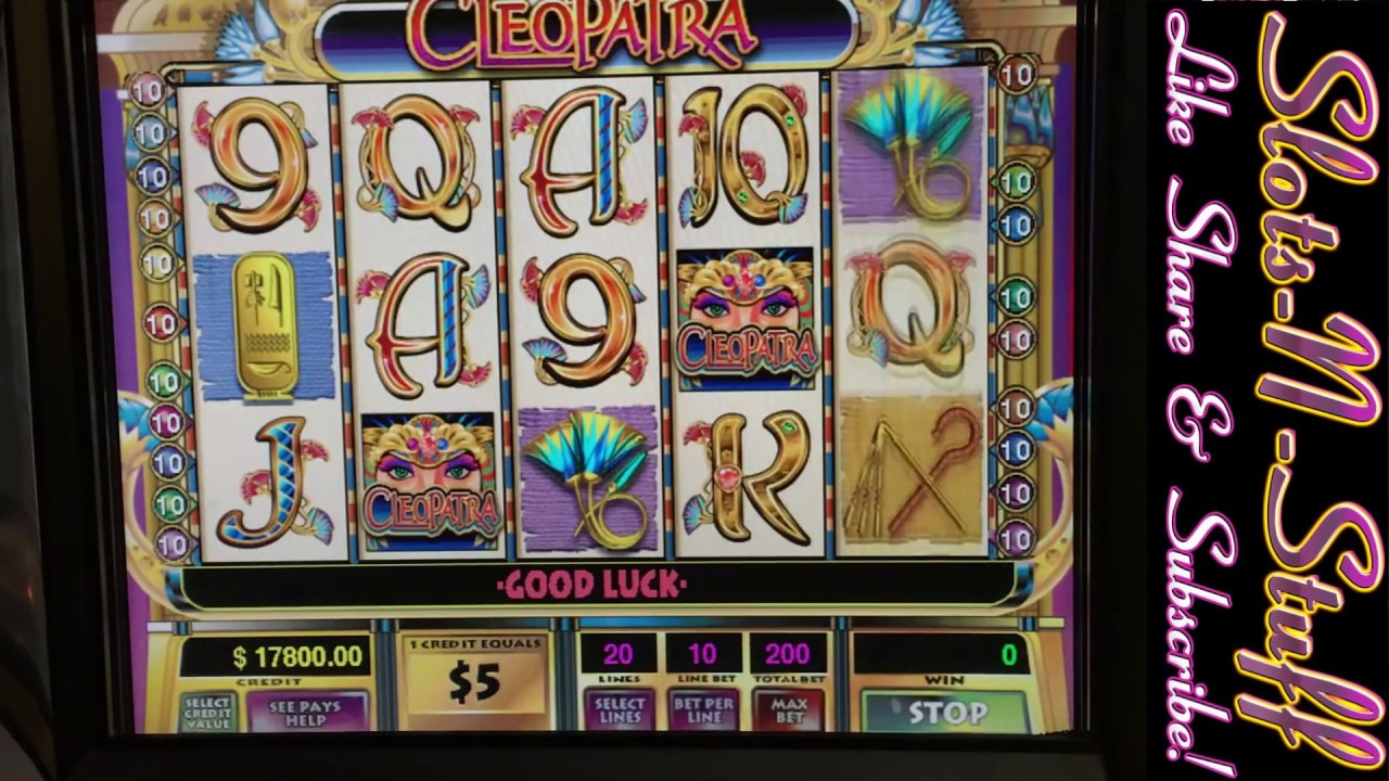 Cleopatra 1 with some bonus round Jackpots