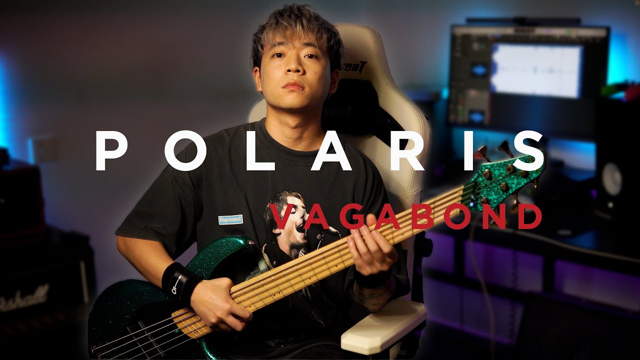 「BASS」Polaris-Vagabond Cover with Tab | Metalcore Bass