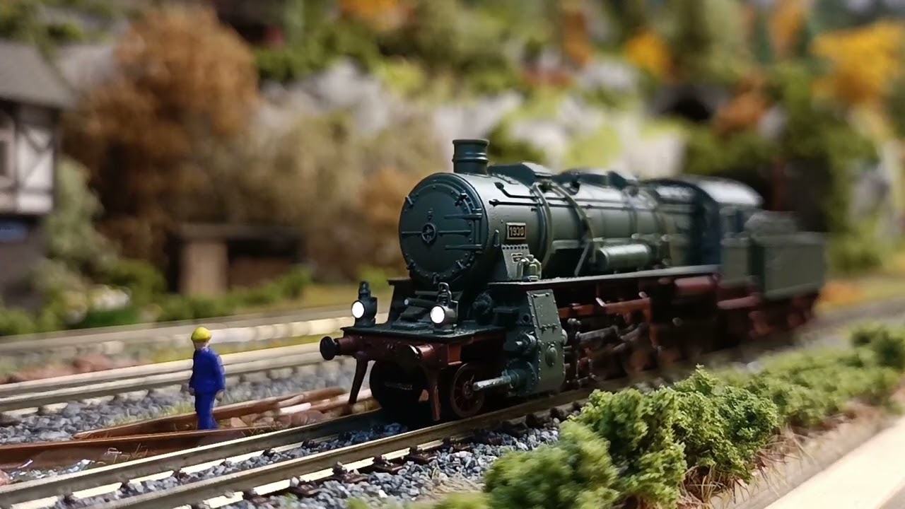 SPUR N EIN SCH&Ouml;NES HOBBY Dampflokomotive von MINITRIX G 12 + Fahrvideo
