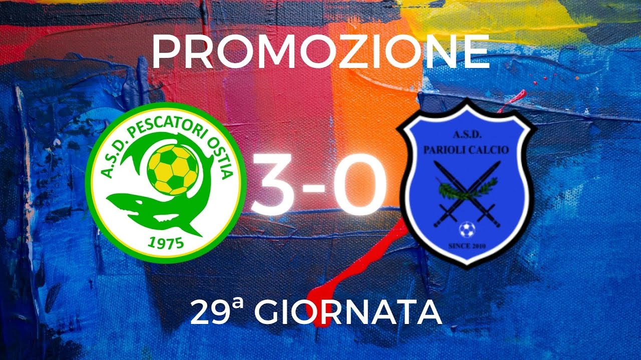 ALZALA ALTA, CAPITANO! Promozione | 29ª Giornata | Pescatori Ostia-Parioli 3-0 + PREMIAZIONE FINALE