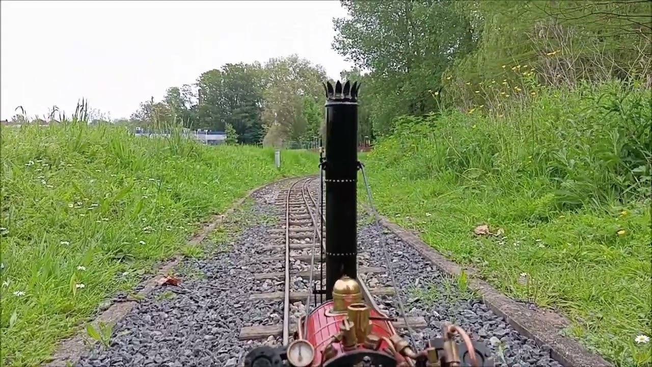 OS Rocket working hard on the inclines at the circuit of the PTVF