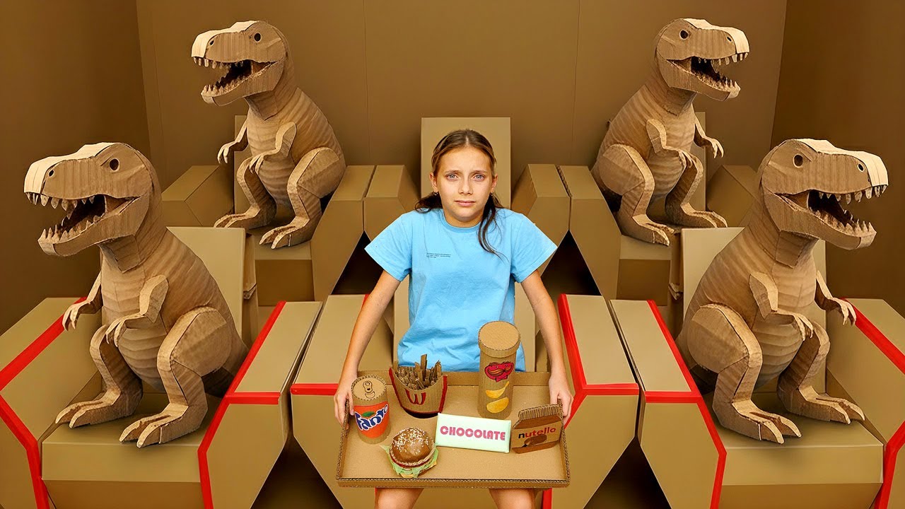 Kartonmozi kaland! 🎬📦 A gyerekek rossz ajtókat nyitnak ki!