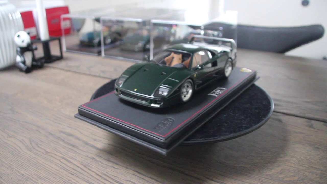 BBR Models - 4 x Ferrari F40 Abetone Green / Worth 1700&euro;