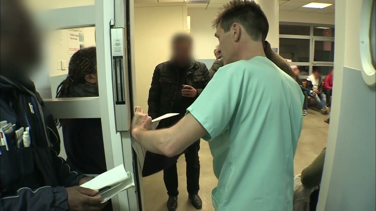 Aux urgences de l'hôpital de St Denis