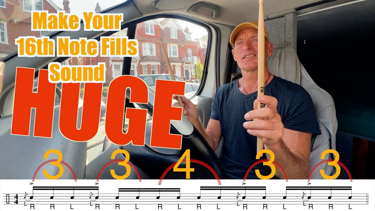 Turn Your 16th Note Drum Fills Into Weapons– Make 'Em SMACK!