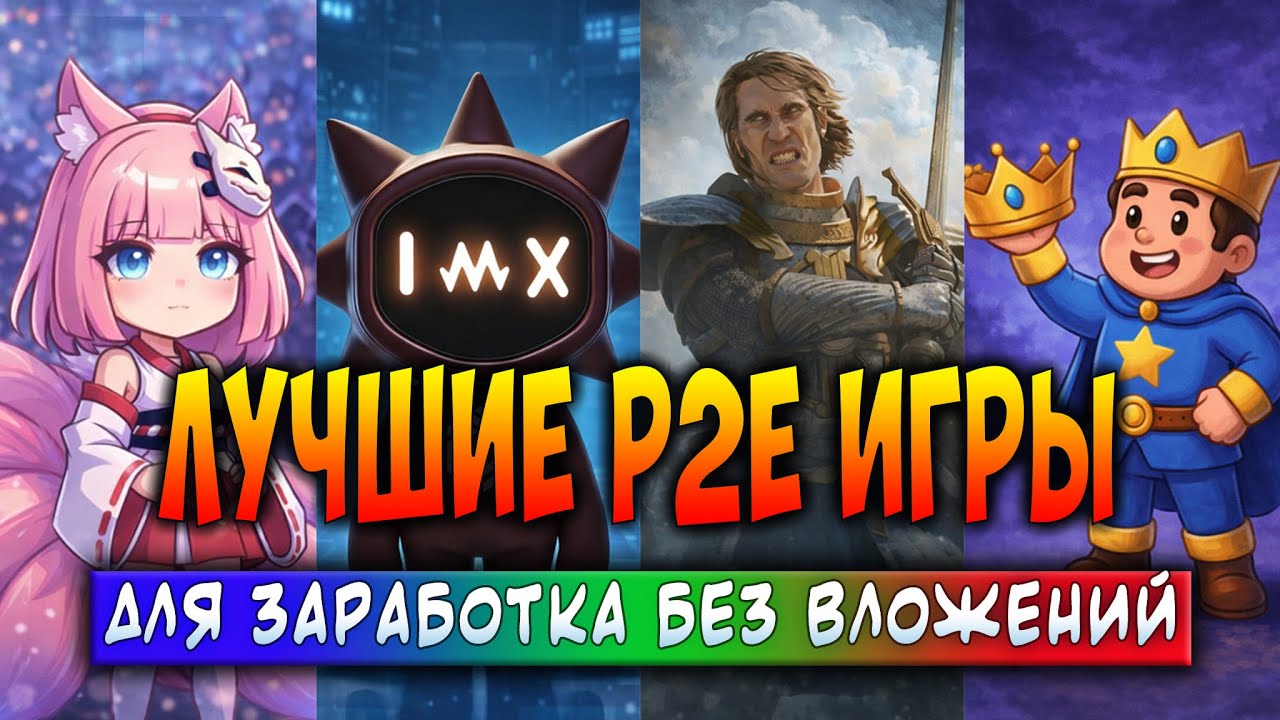 ЛУЧШИЕ P2E ИГРЫ ДЛЯ ЗАРАБОТКА БЕЗ ВЛОЖЕНИЙ | ЛУЧШИЕ КРИПТО ИГРЫ 2026