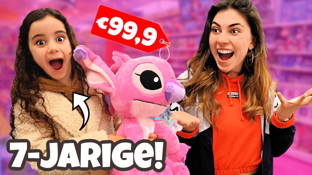 ALLES KOPEN WAT ROZE IS MET 7-JARIGE! *Challenge* #265