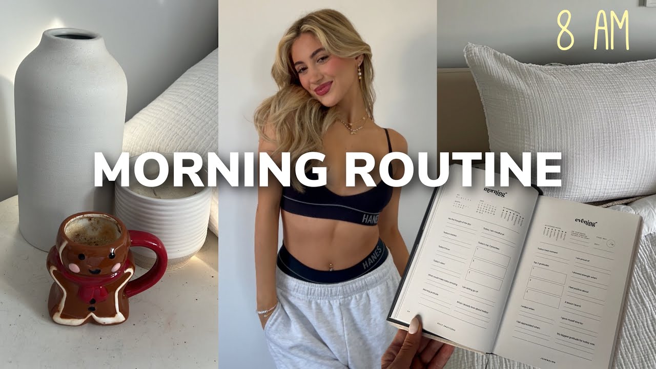 8am morning routine as a full time content creator *PRODUCTIVE & REALISTIC*