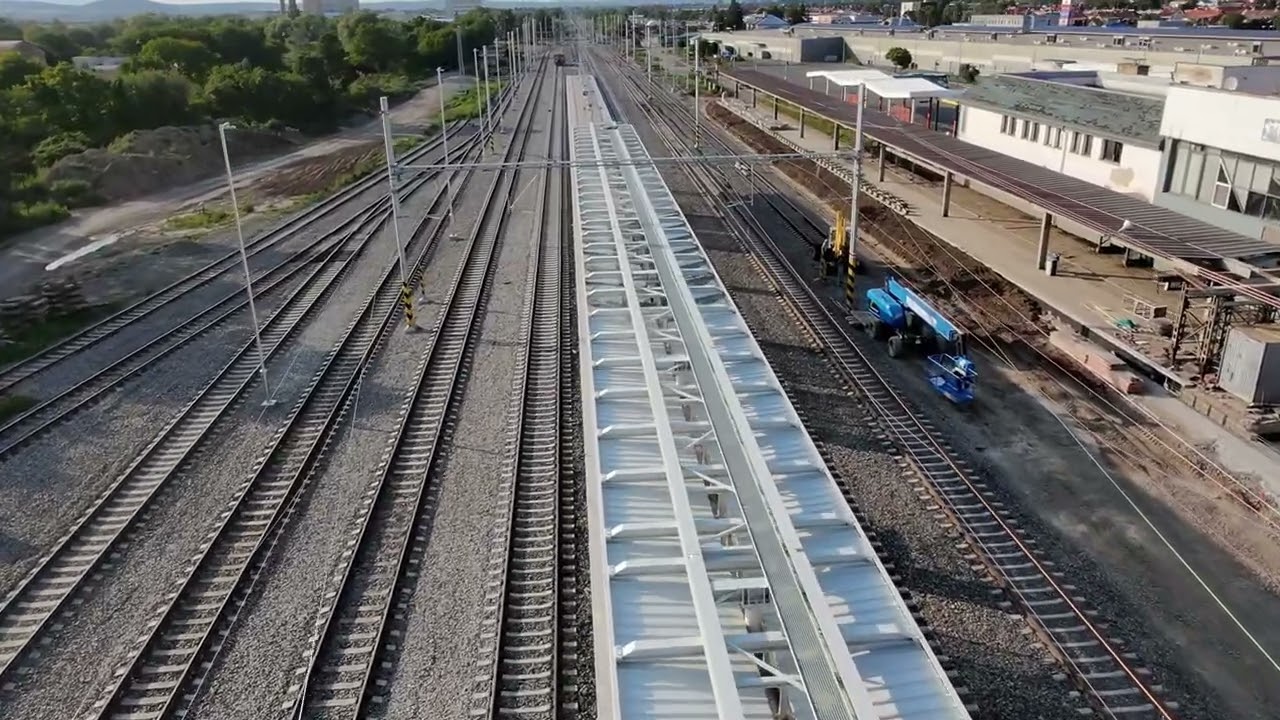 Elektrifikácia Humenné - Bánovce nad Ondavou | ŽST Michalovce | August 2025