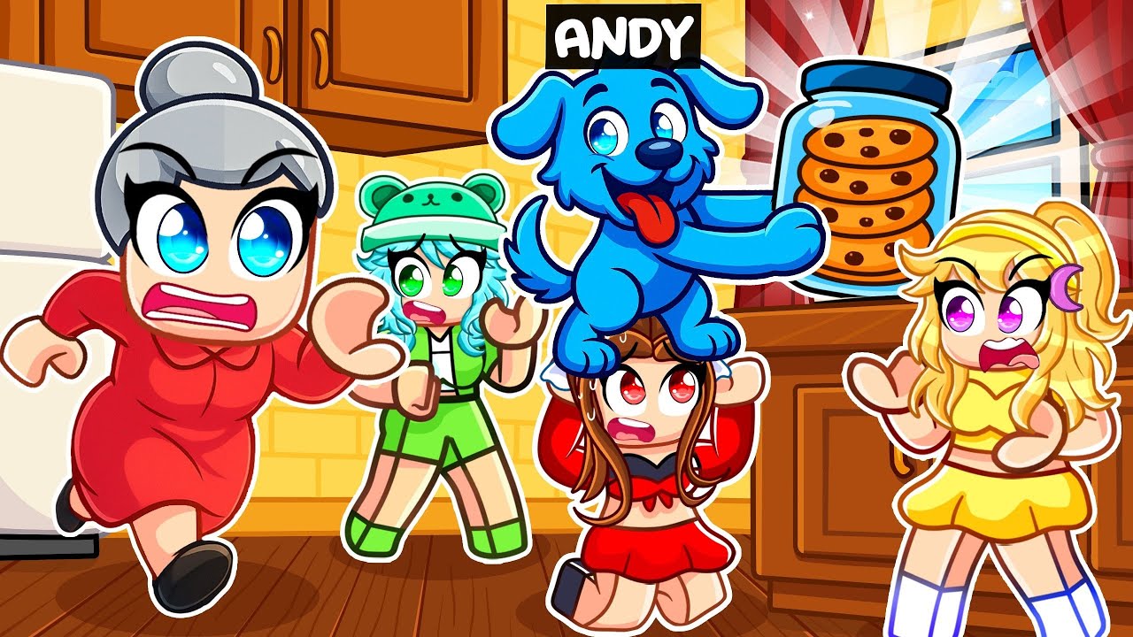 I Became A DOG In Roblox STEAL COOKIES!