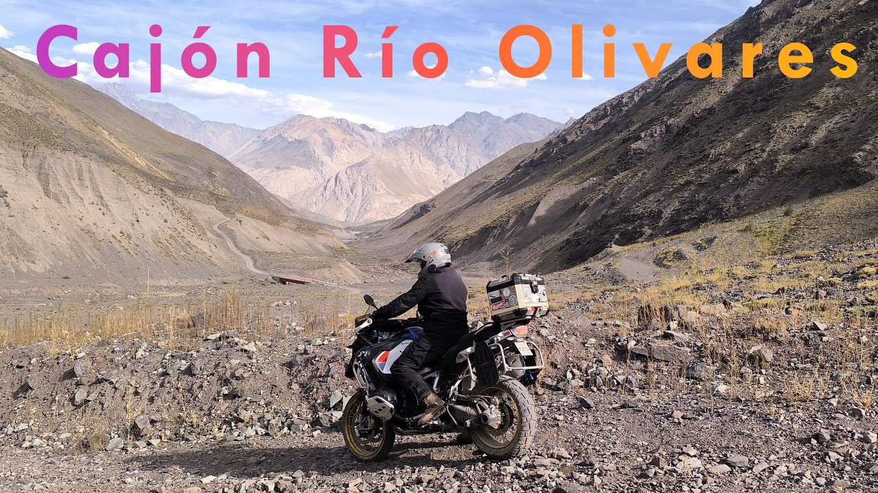 Cajón Río Olivares. CHILE EN MOTO.