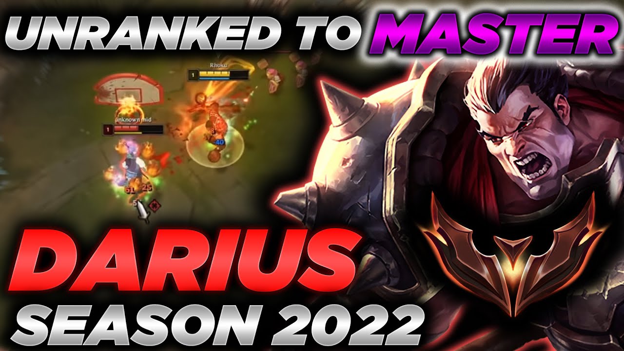 Unranked to MASTER Season 12 #1 - Darius Toplane - How to Escape Bronze