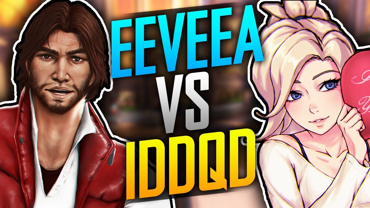 🙂 Best Mercy EeveeA ft. XQC VS Best McCree IDDQD (Multi-Perspective)