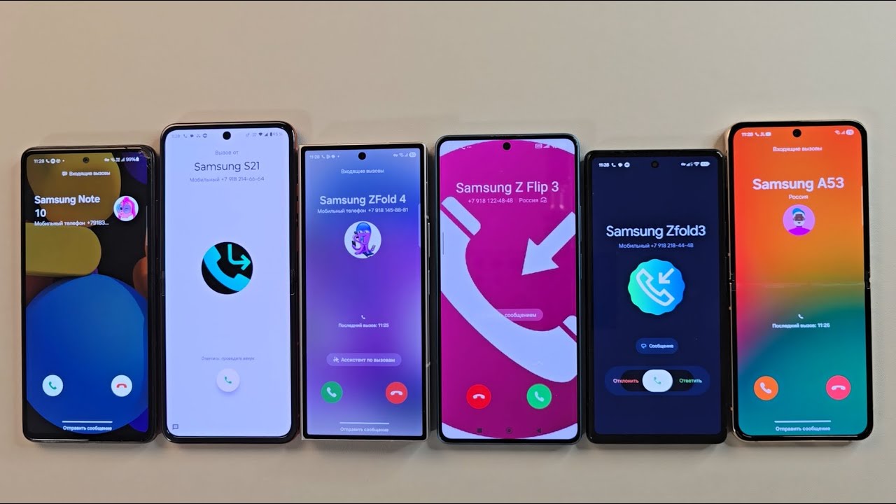 Samsung Z Fold 6 Samsung Z Flip 5 &A52 Pixel 6A Motorolla Razr50 Poco F5 Guess Who Incoming Calling