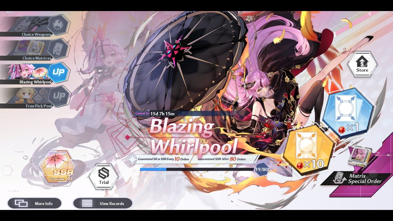 Tower of Fantasy - Vermilion Bird Weapon Exhibition ( Lan )
