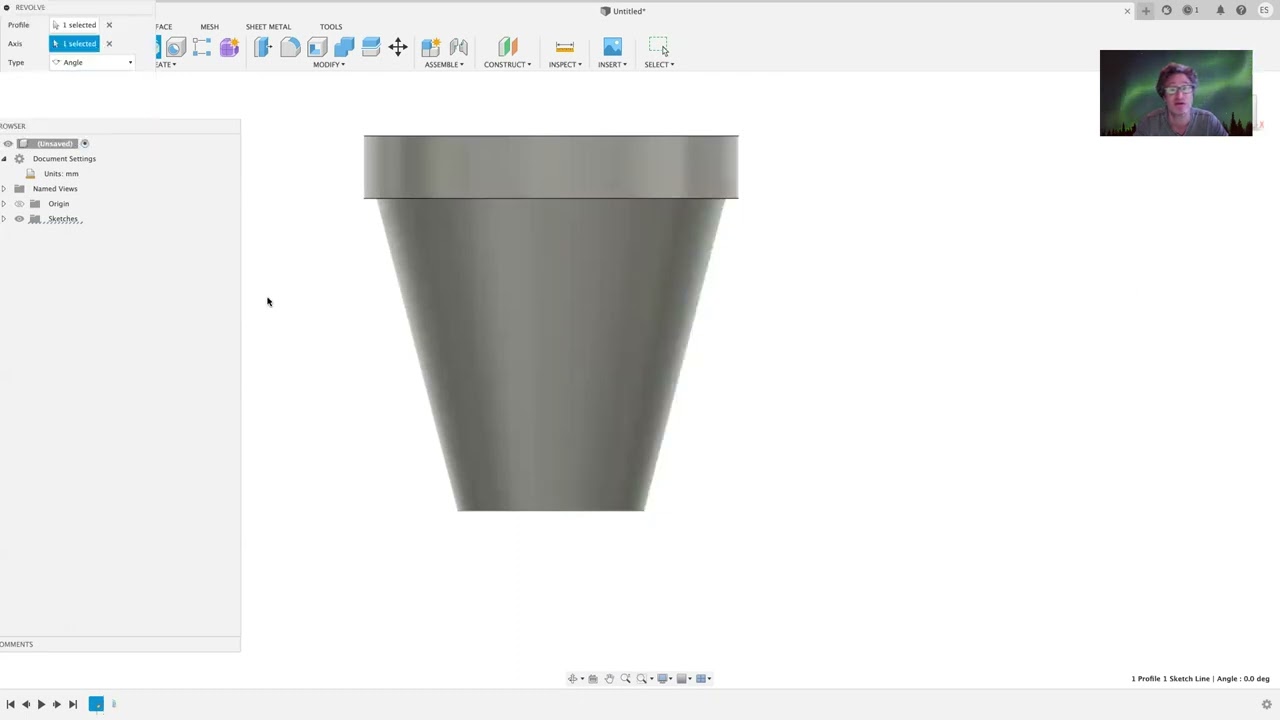 Fusion 360 Plant Pot